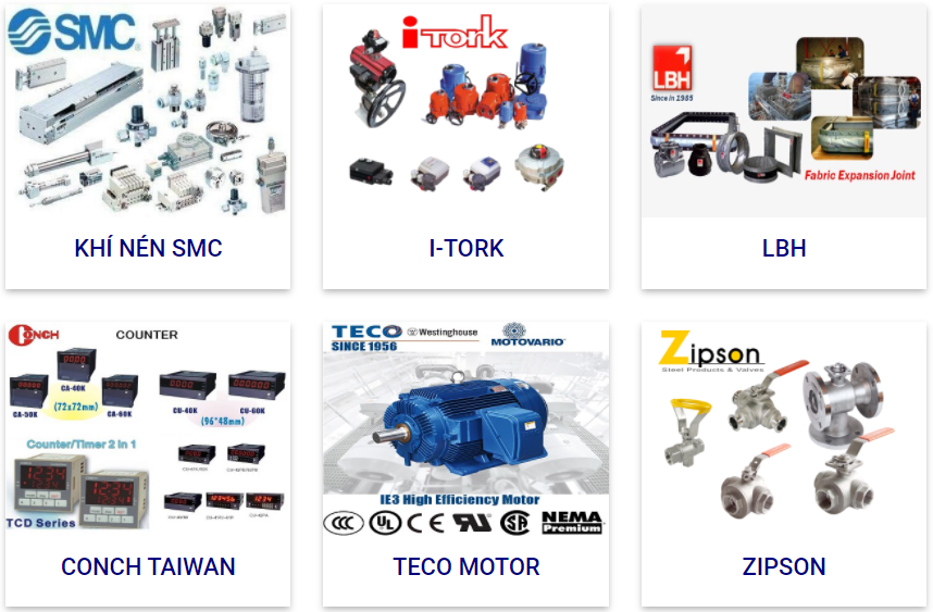 Công ty cung cấp sản phẩm thiết bị công nghiệp tại Bình Dương