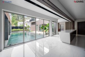 Dịch vụ thi công cửa nhôm kính Bình Dương